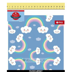 Jersey - Frl. von Julie Regenbogen und Wolken